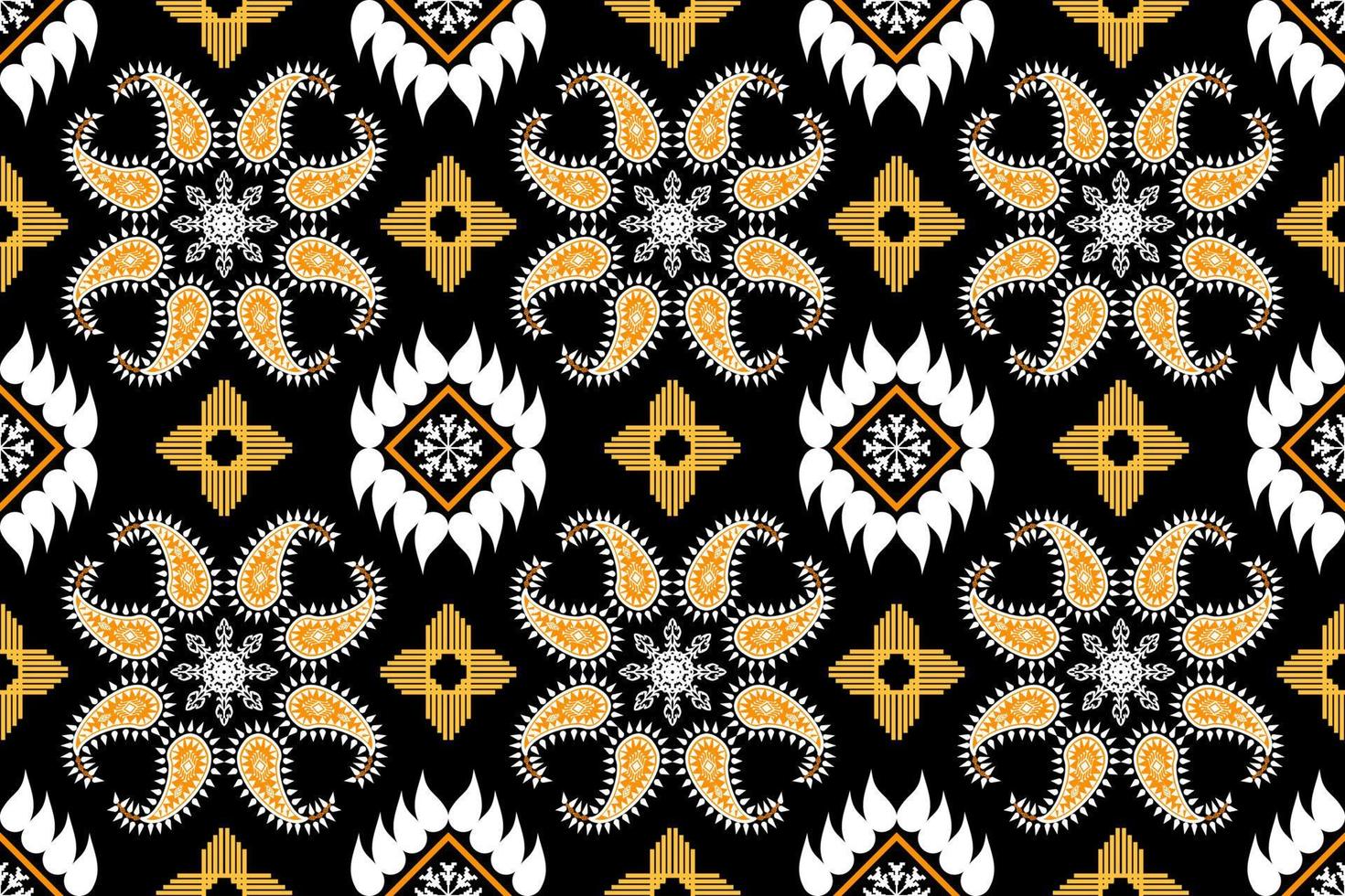 Geometric ethnic oriental traditional pattern.Figure tribal embroidery style.Design for background,wallpaper,clothing,wrapping,fabric,vector illustration vector