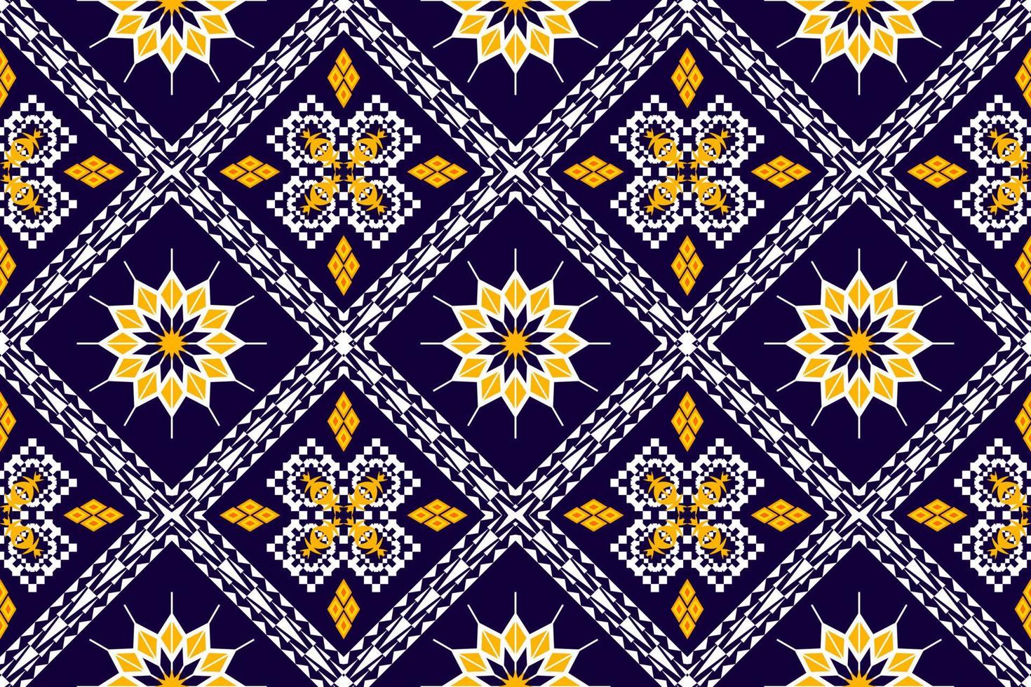 Geometric ethnic oriental traditional pattern.Figure tribal embroidery style.Design for background,wallpaper,clothing,wrapping,fabric,vector illustration vector