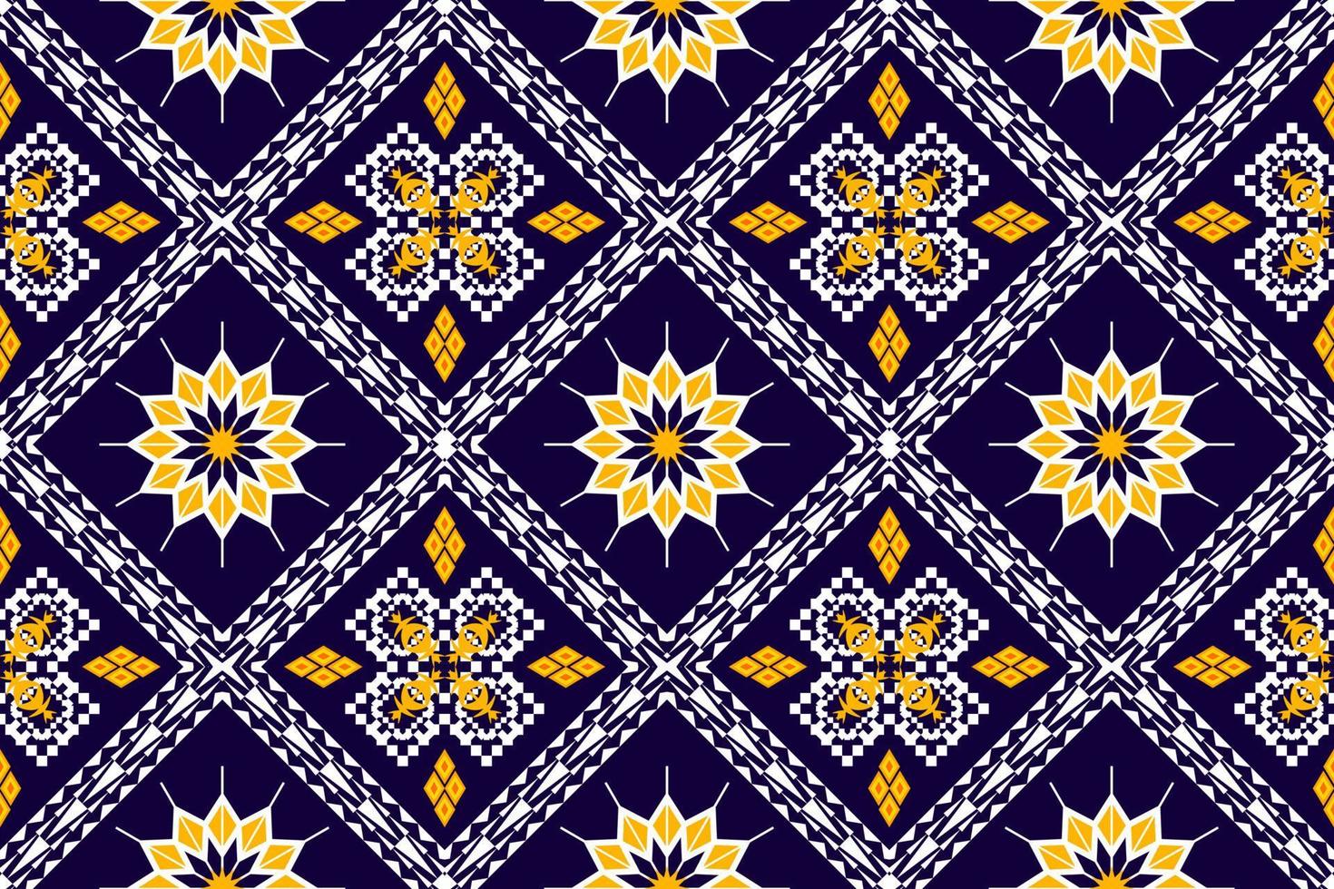 Geometric ethnic oriental traditional pattern.Figure tribal embroidery style.Design for background,wallpaper,clothing,wrapping,fabric,vector illustration vector