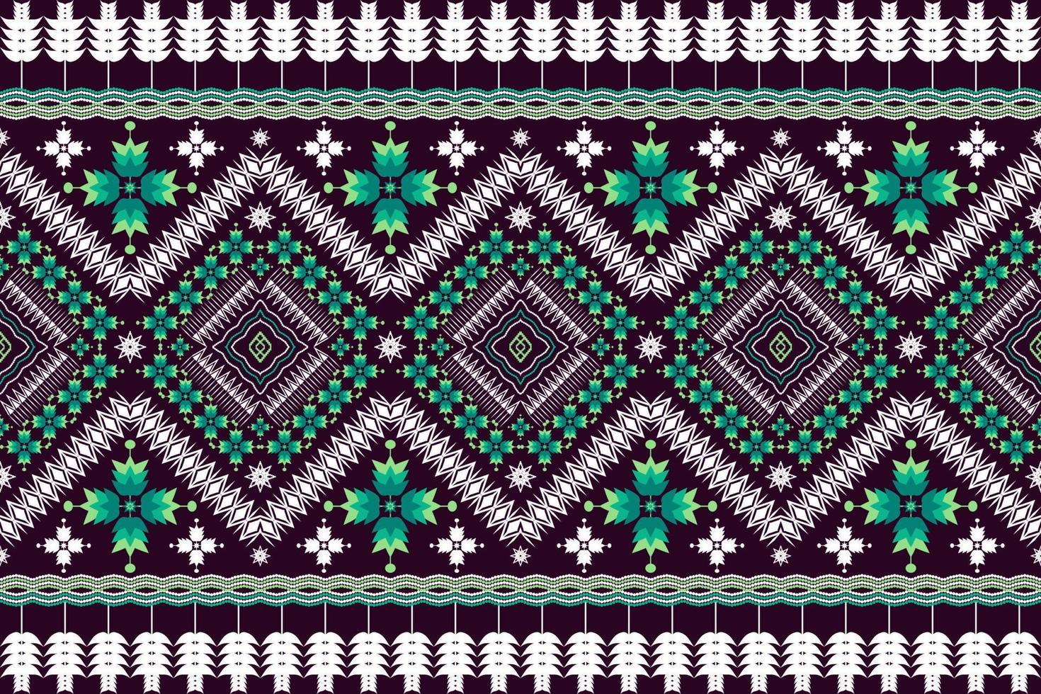 Geometric ethnic oriental traditional pattern.Figure tribal embroidery style.Design for background,wallpaper,clothing,wrapping,fabric,vector illustration vector
