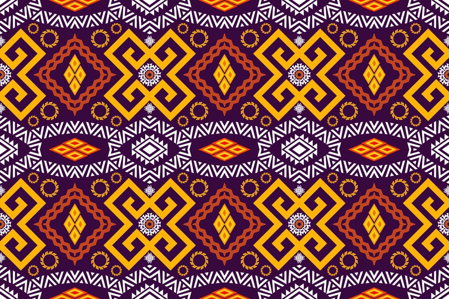 patrón tradicional oriental étnico geométrico.figura estilo de bordado tribal.diseño para fondo, papel tapiz, ropa, envoltura, tela, ilustración vectorial vector