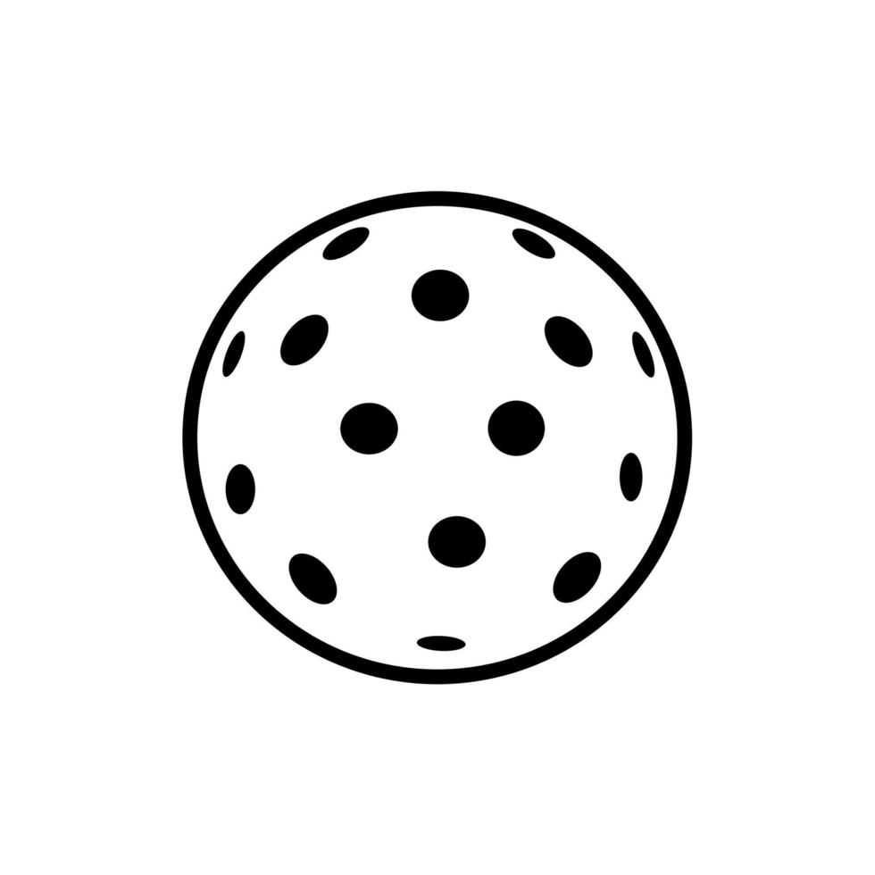 diseño de vector de símbolo de pickeball