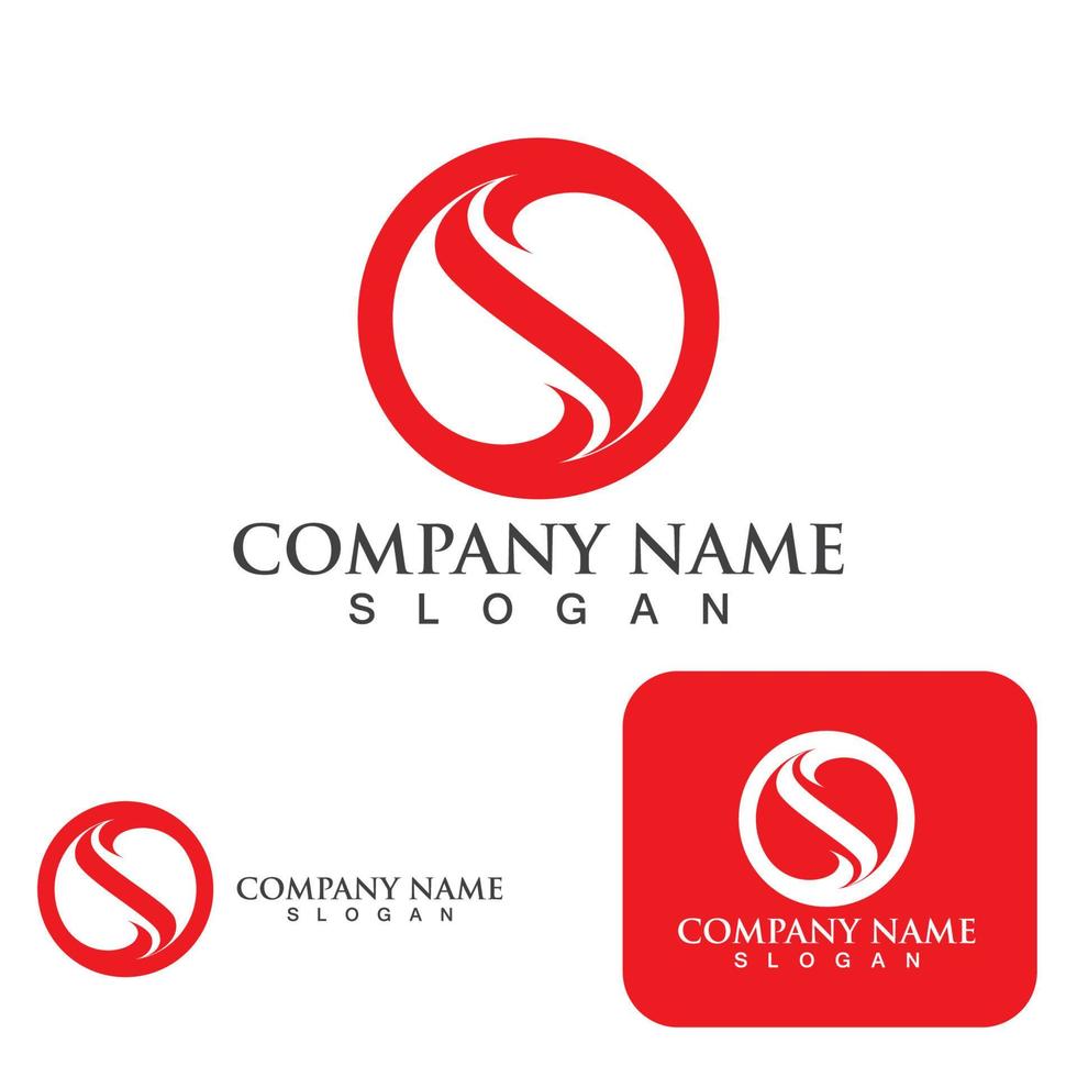 S logo letter  Business corporate vector