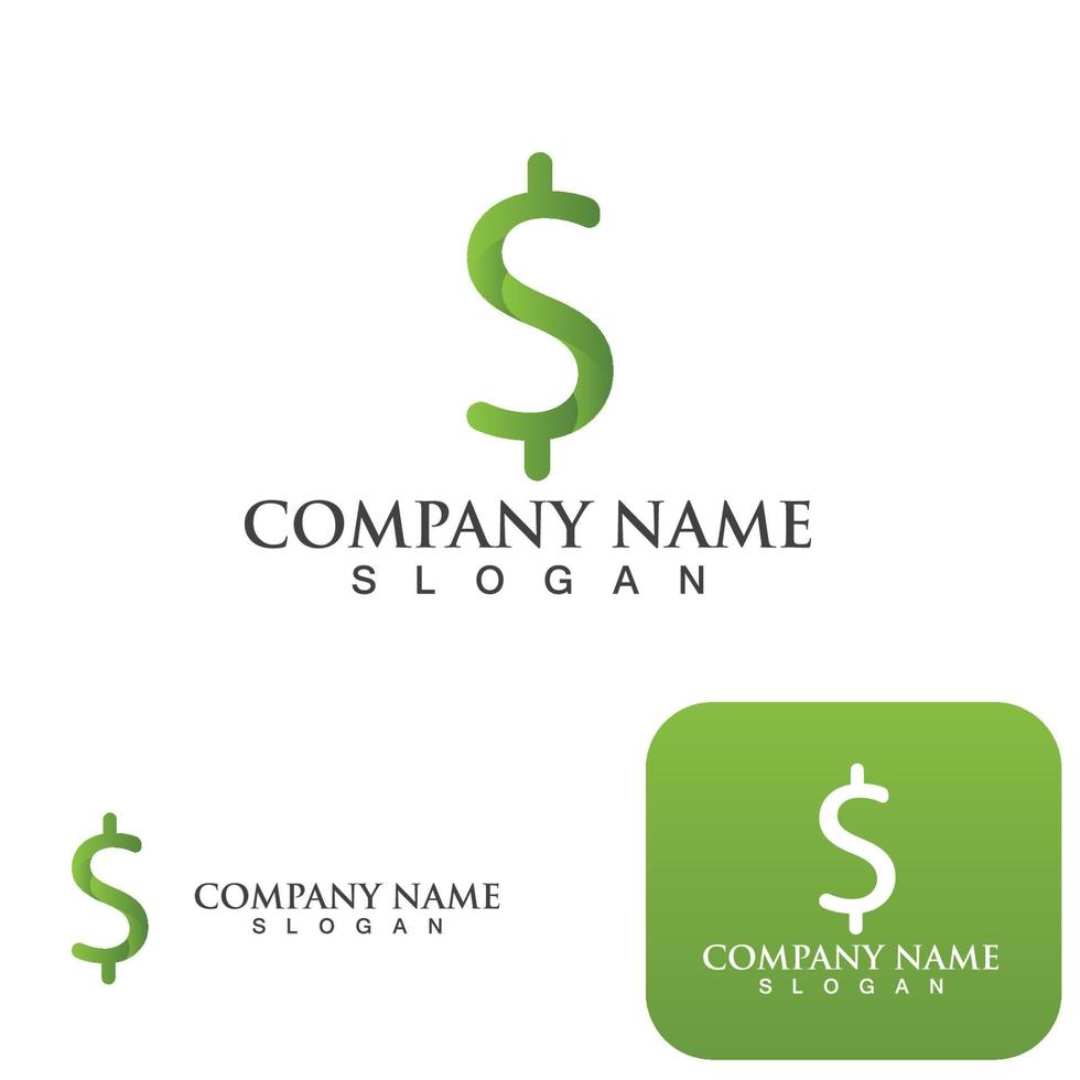 Money dollar Logo  Template vector