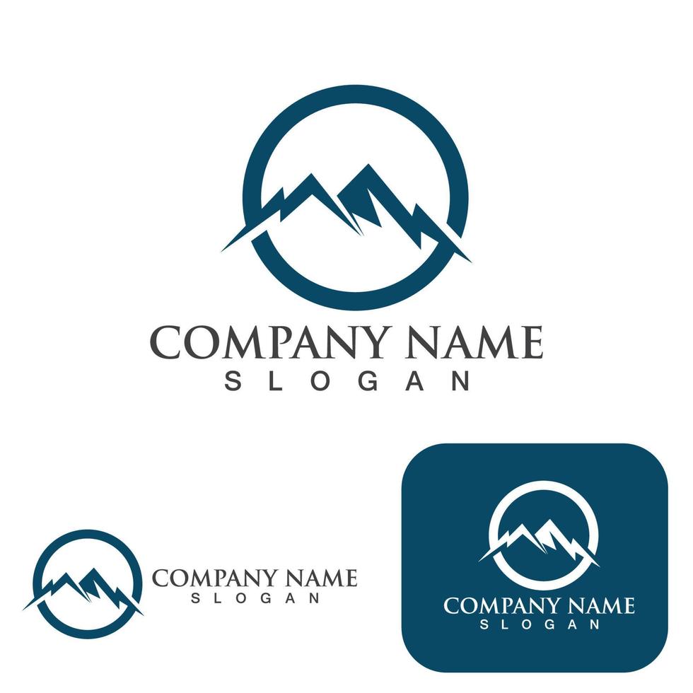 Mountain Logo and symbol vector