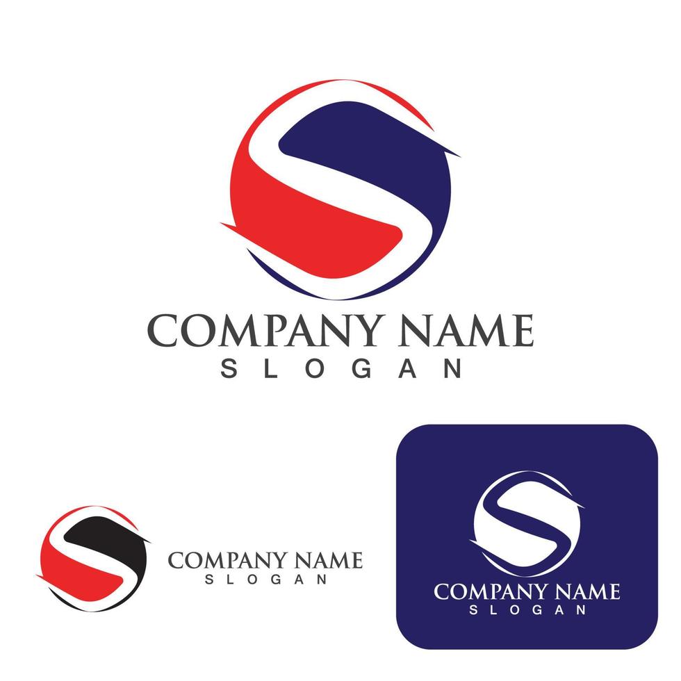 S logo letter  Business corporate vector