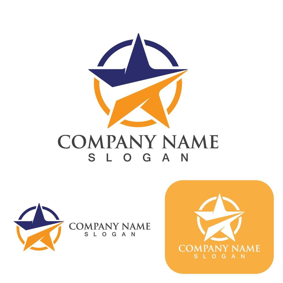 Star Logo Template vector illustration design