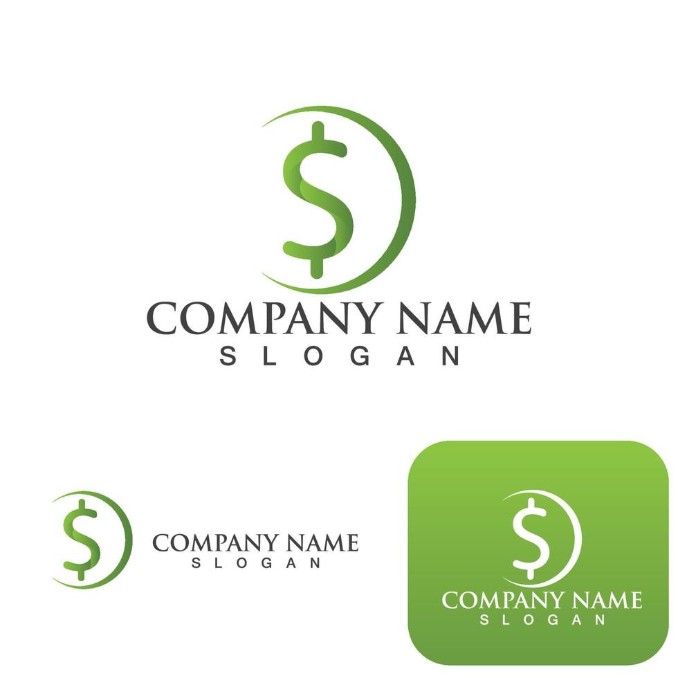 Money dollar Logo  Template vector