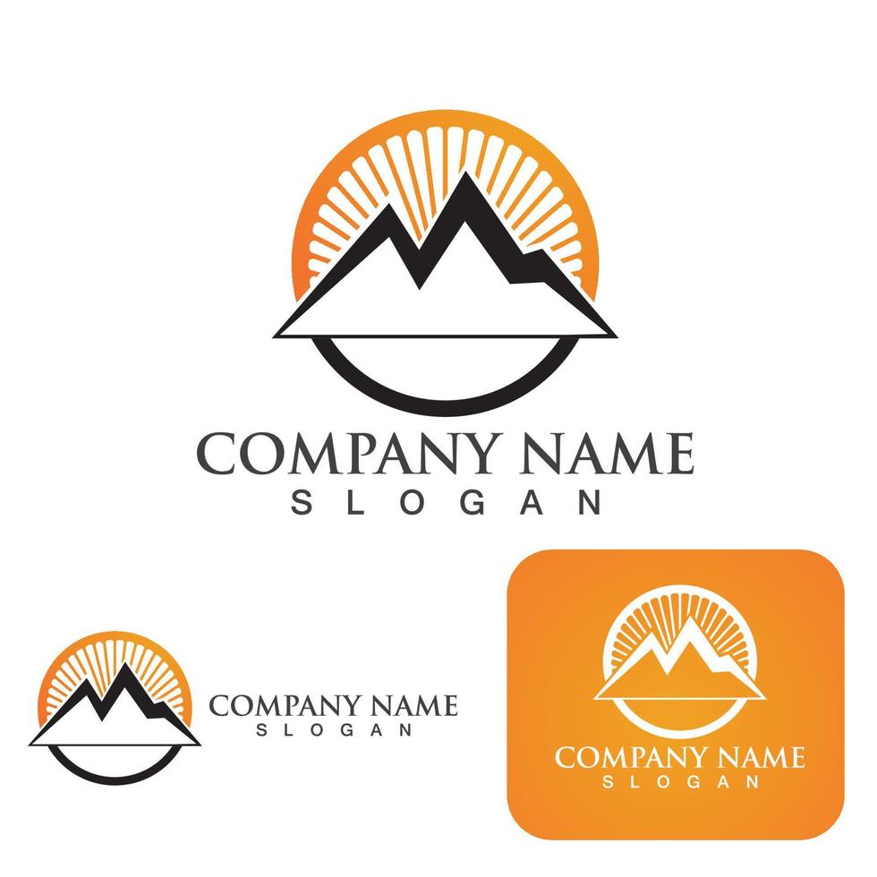 Mountain Logo Template Vector illustration