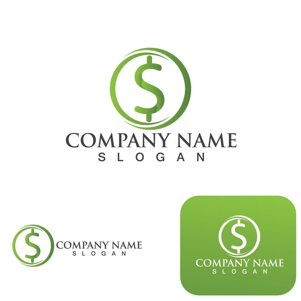 Money dollar Logo  Template vector
