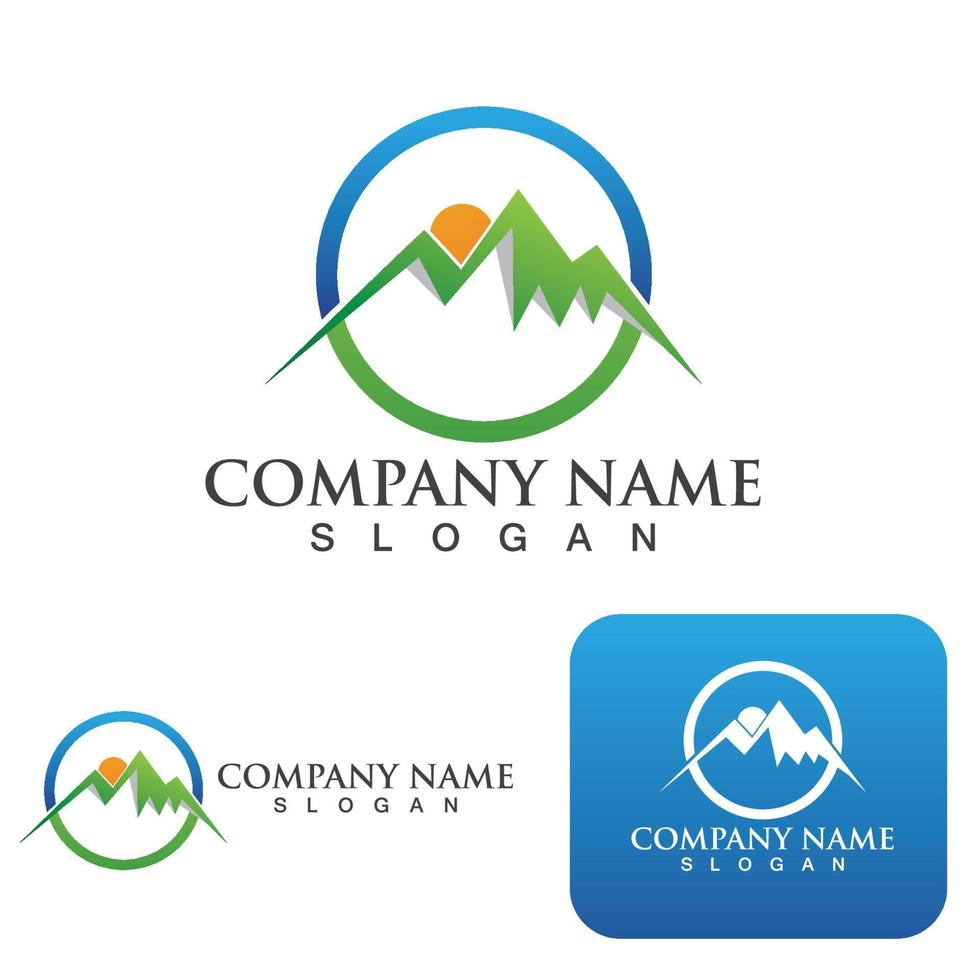 Mountain Logo Template Vector illustration