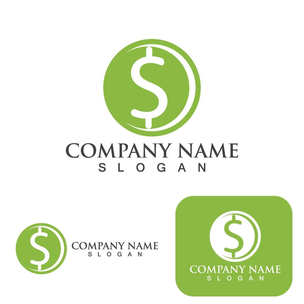 Money dollar Logo  Template vector