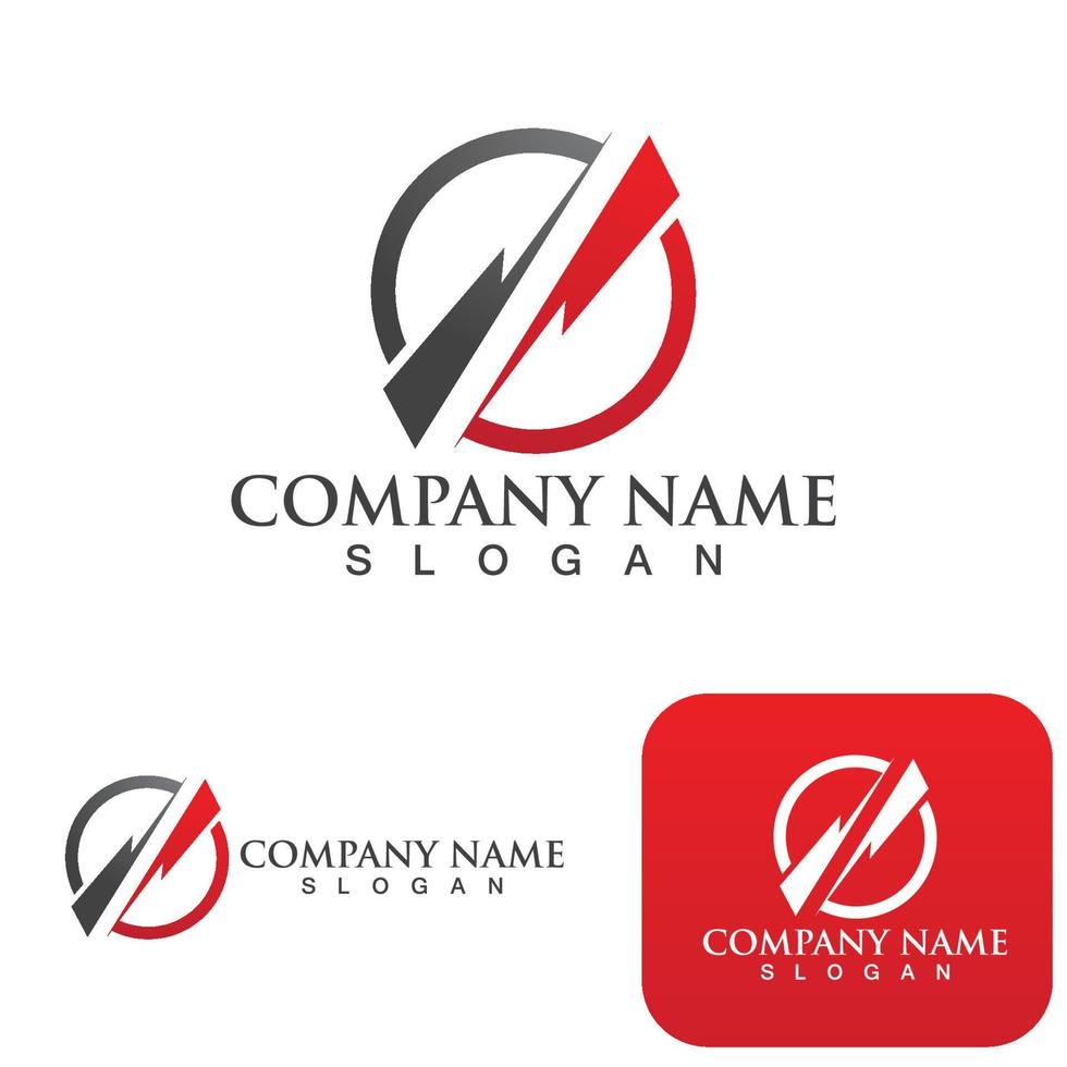 Thunderbolt logo and symbol vector