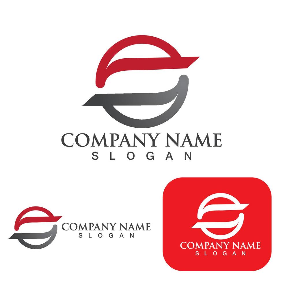 S logo letter  Business corporate vector