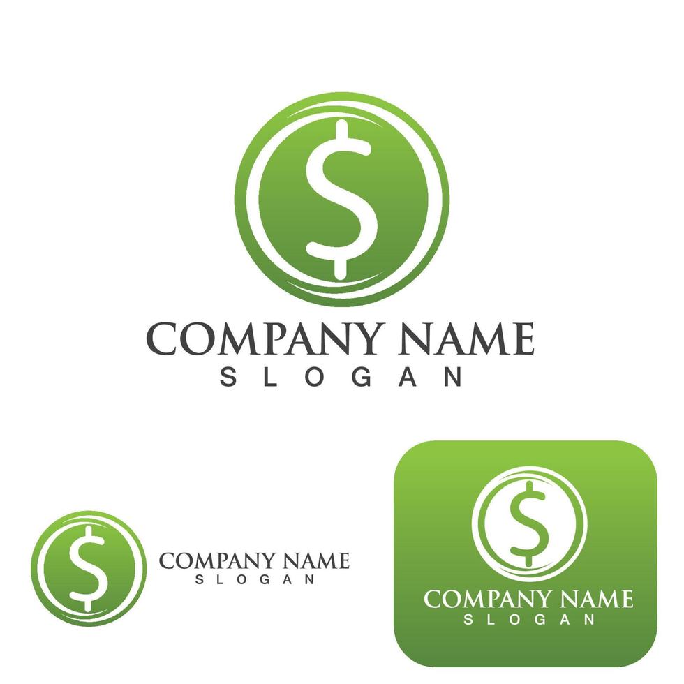 Money dollar Logo  Template vector