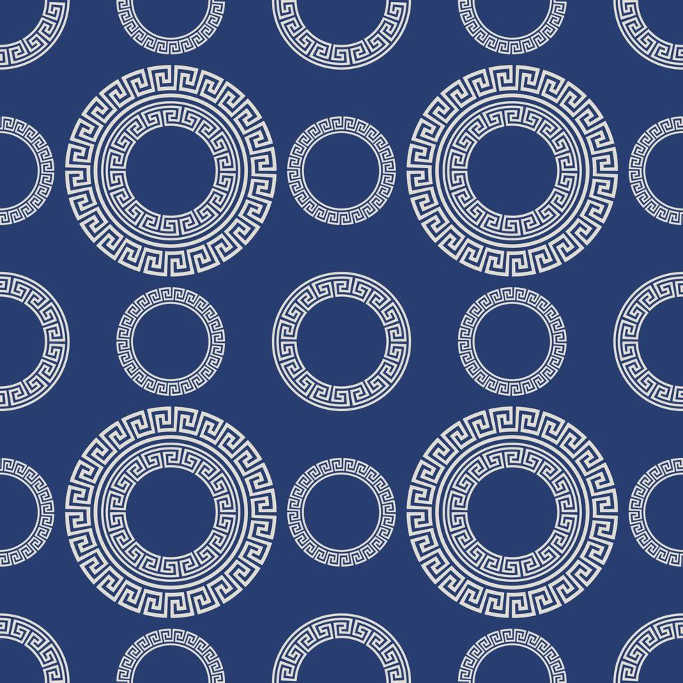 Greek key seamless pattern. Geometric abstract background. Vector antique motif and modern ornament EPS 10