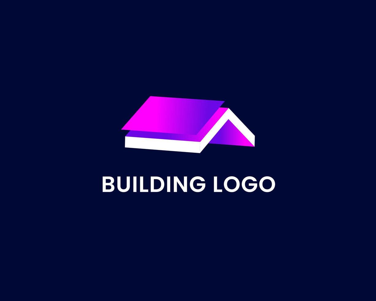 modern building logo design template vector