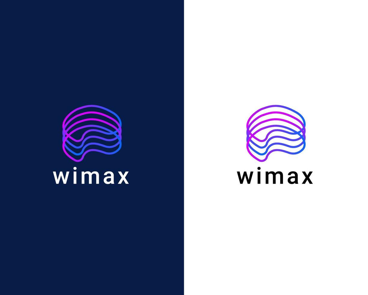 letter w and m logo design template vector