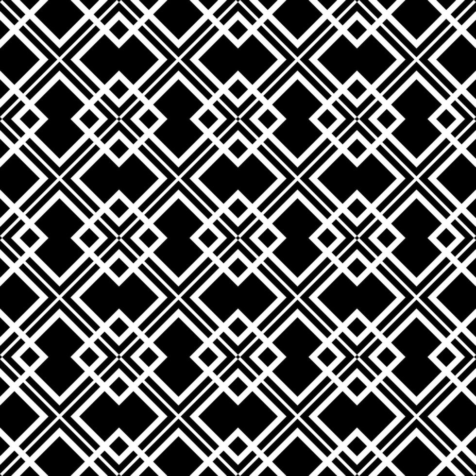 black white ethnic geometric pattern vector