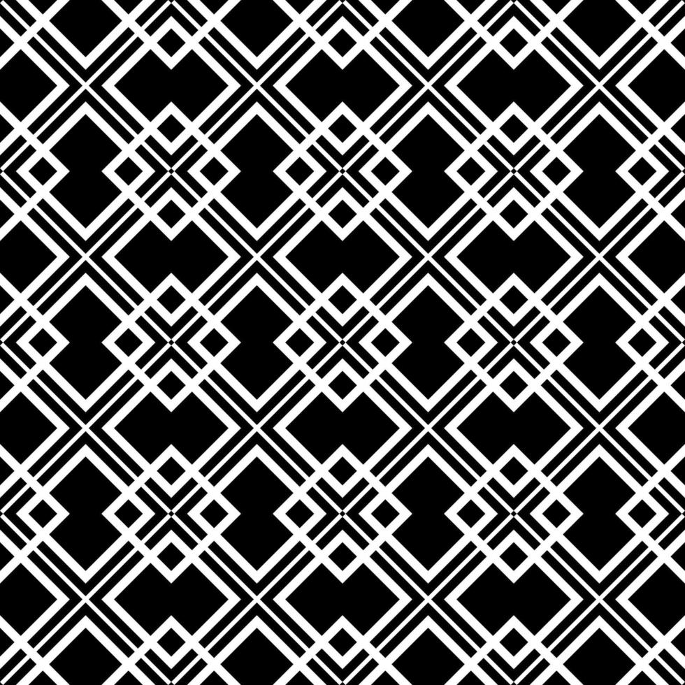 black white ethnic geometric pattern vector