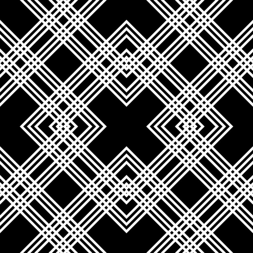 black white ethnic geometric pattern vector