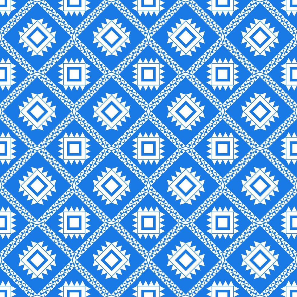 asian ethnic geometric fabric pattern vector