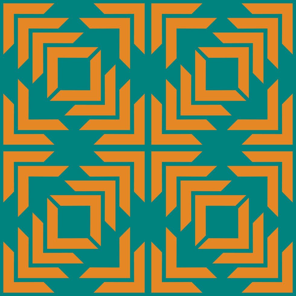 asian ethnic geometric fabric pattern vector