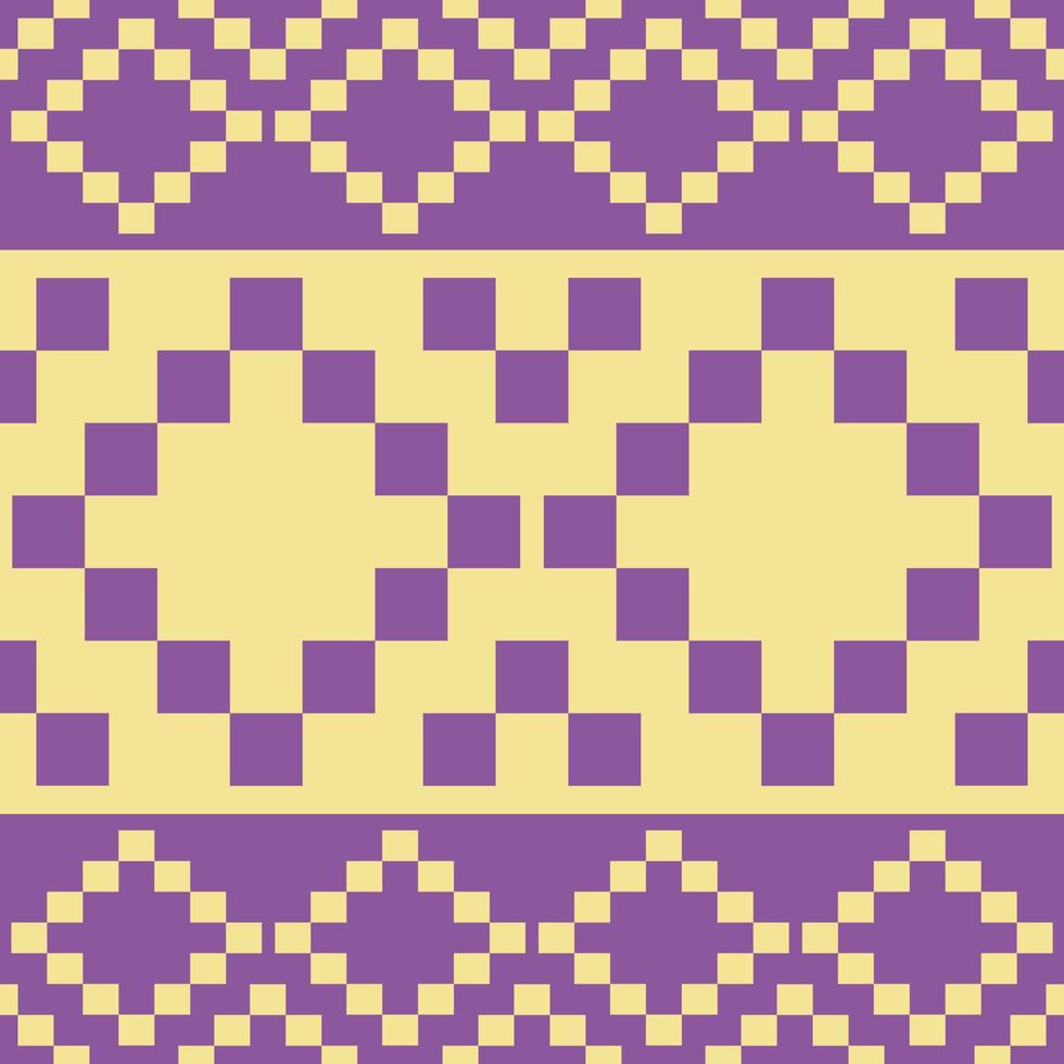 vintage square textile fabric pattern vector