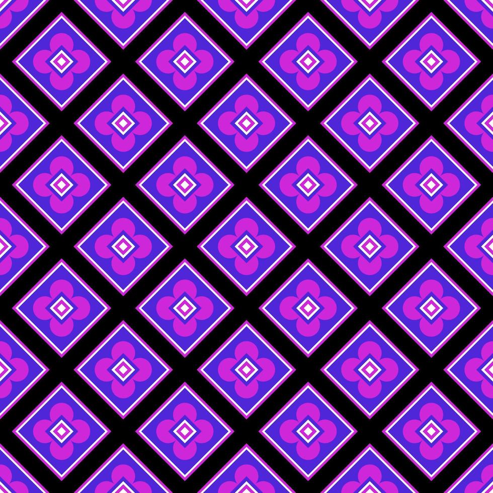 asian ethnic geometric fabric pattern vector