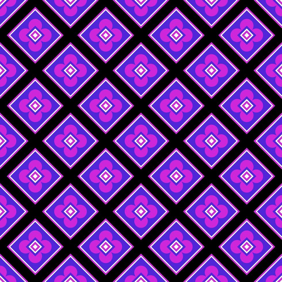 asian ethnic geometric fabric pattern vector