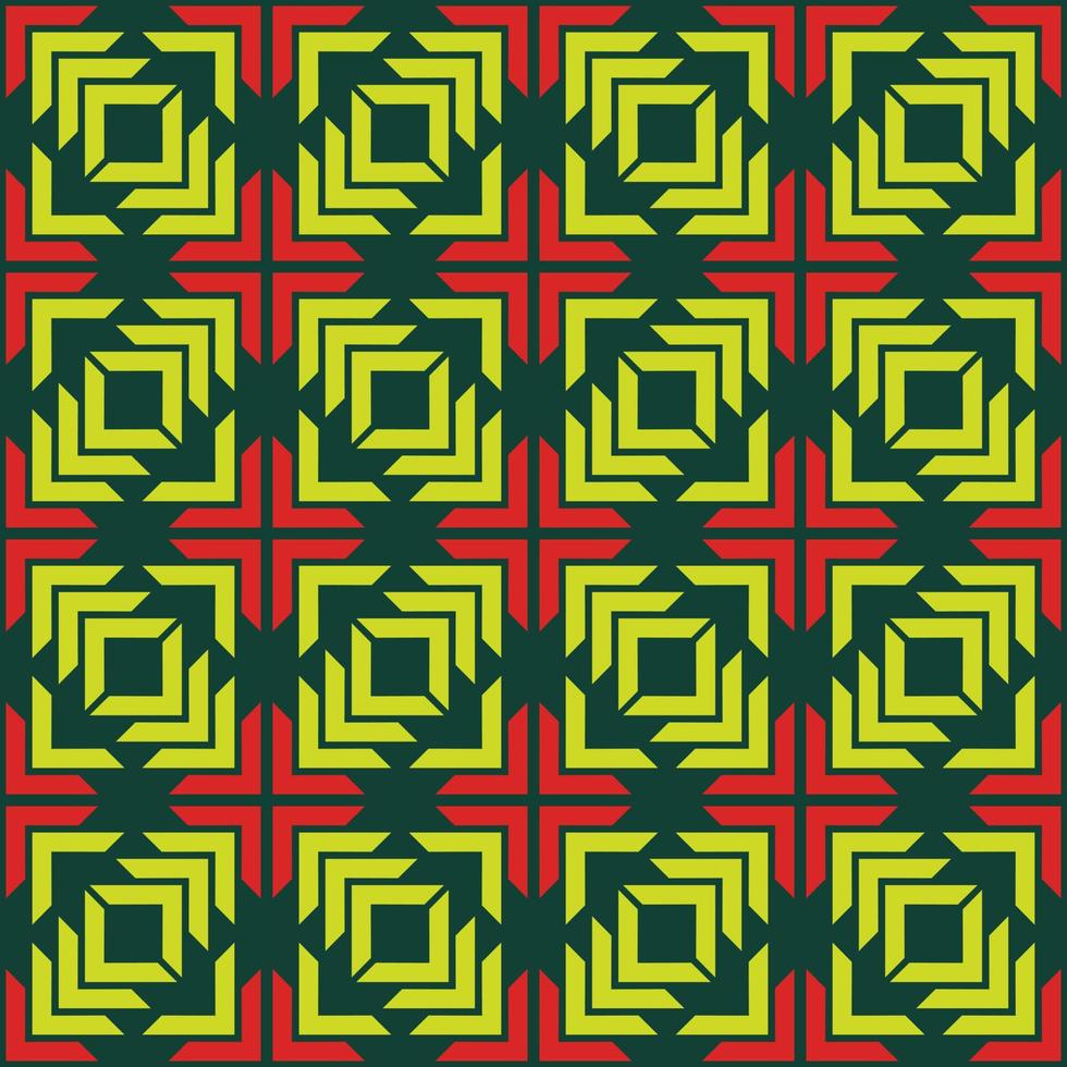 asian ethnic geometric fabric pattern vector