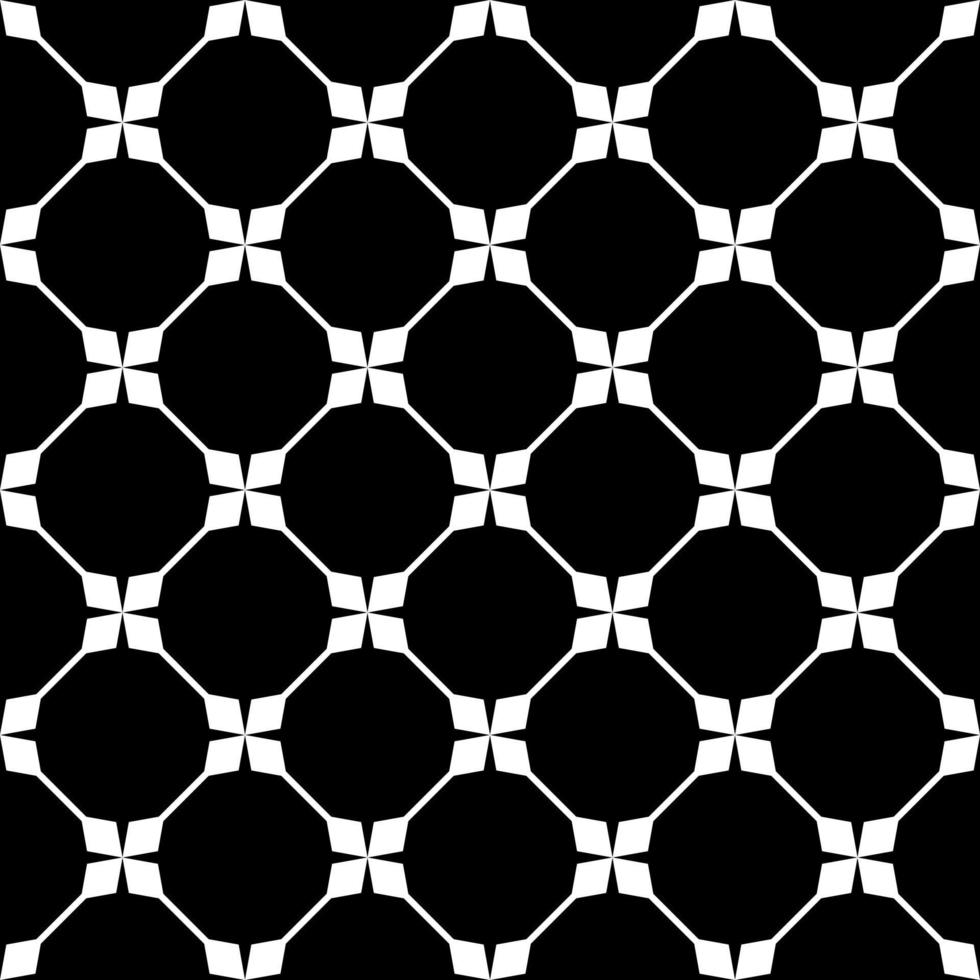 black white ethnic geometric pattern vector