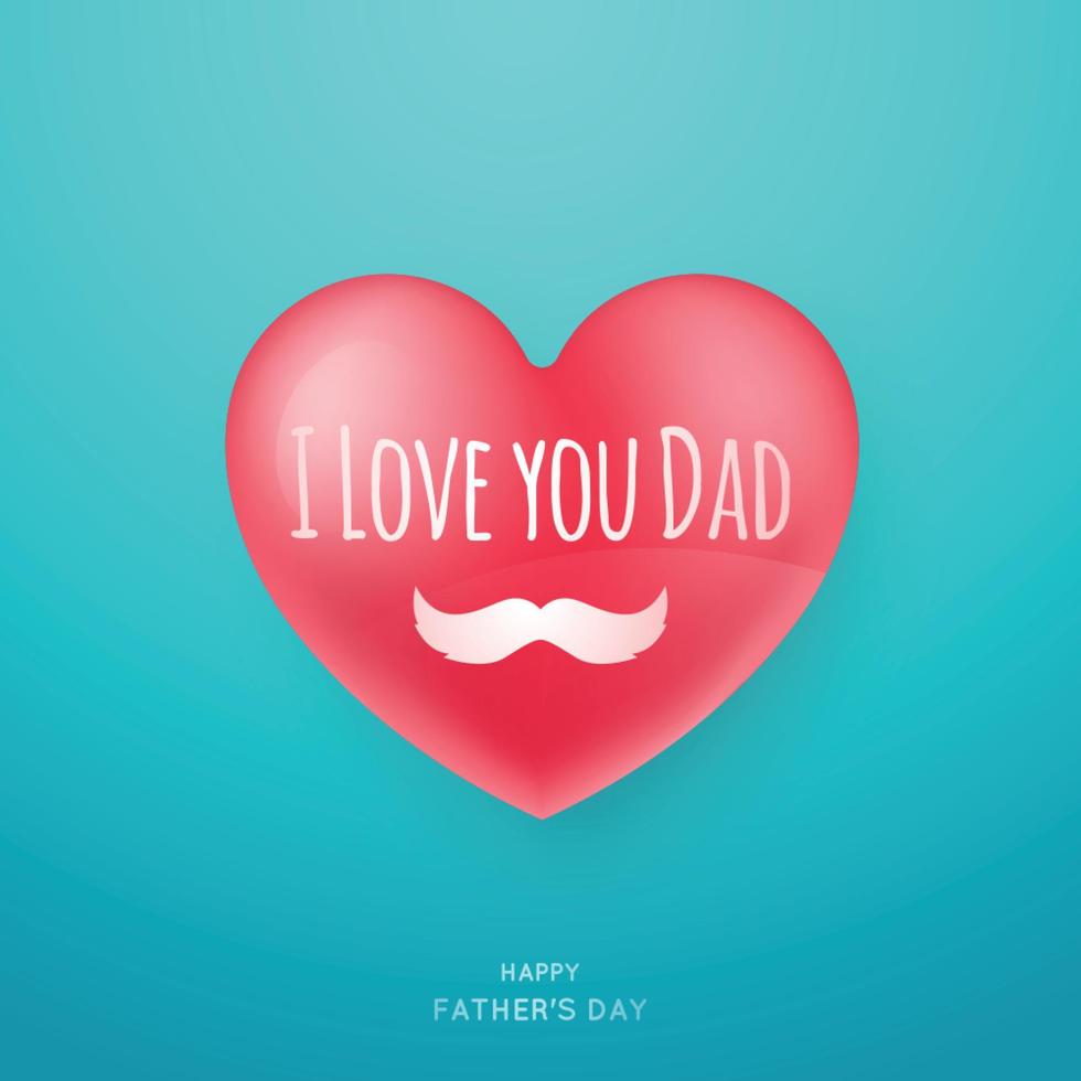 Happy Fathers Day banner. vector