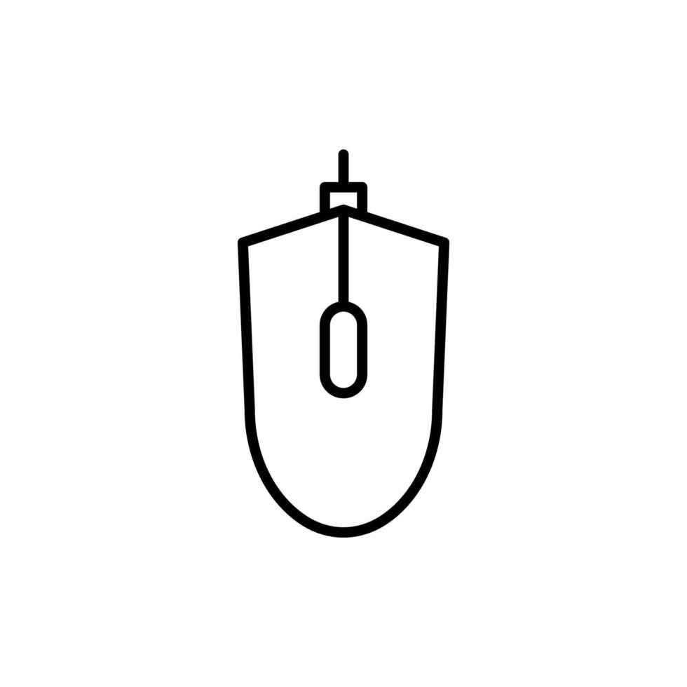 Mouse isolated icon design template vector