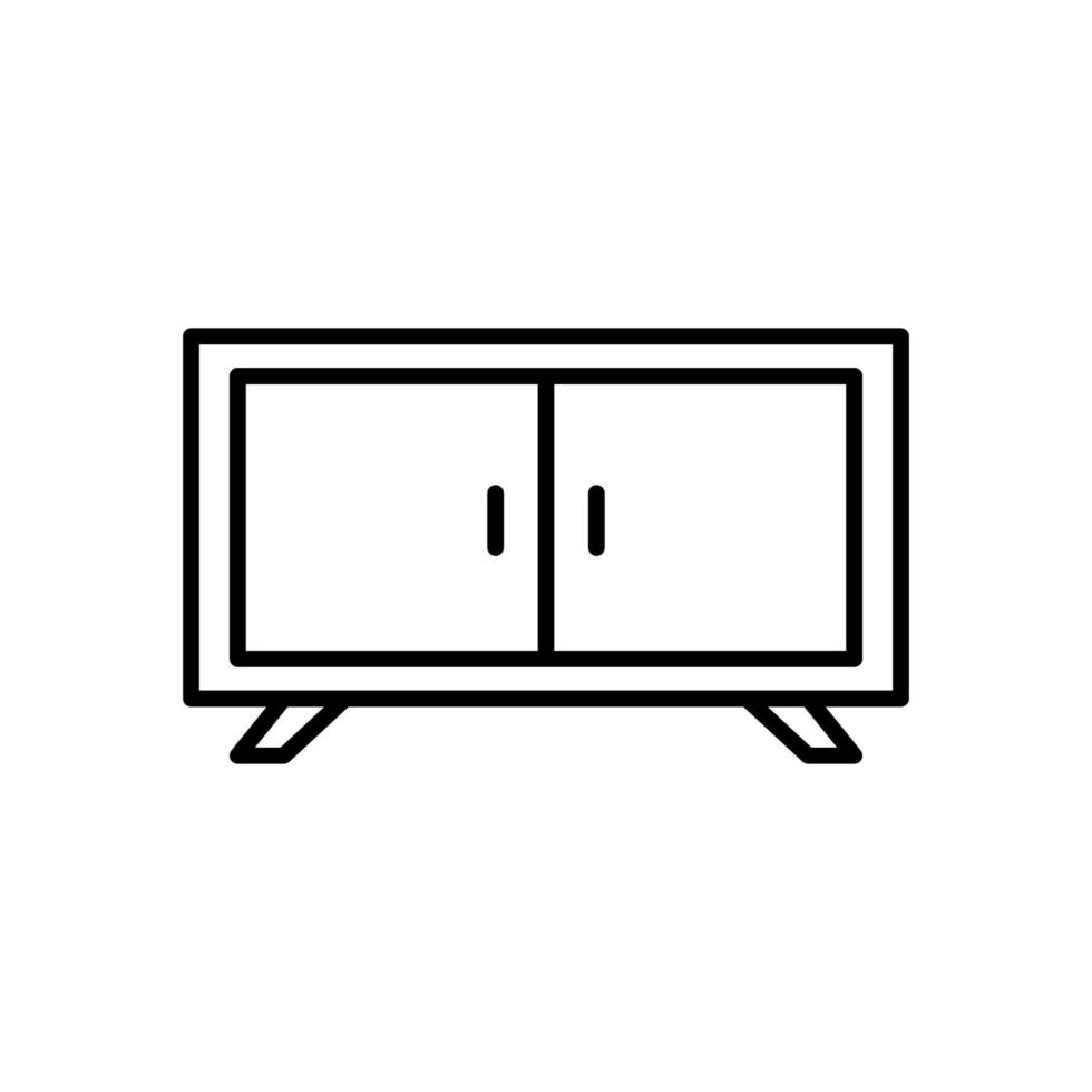 Cabinet isolated icon design template vector