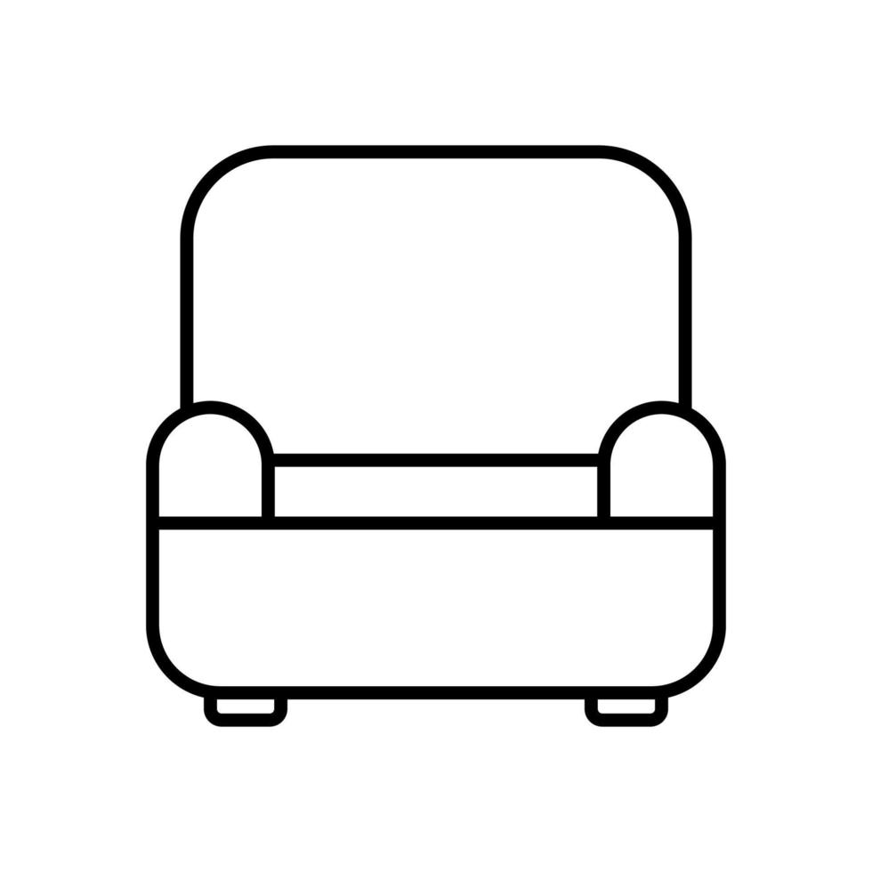 Sofa isolated icon design template vector
