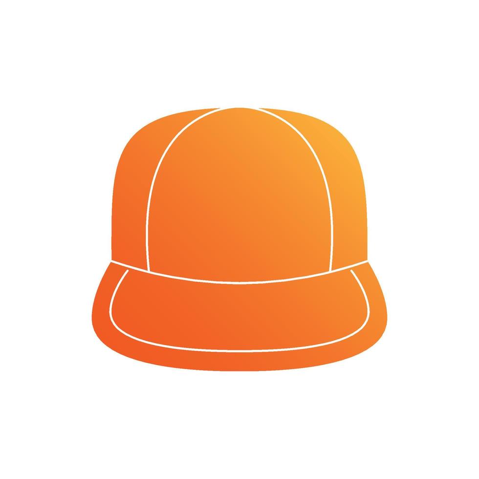 plantilla de diseño de icono aislado de sombrero snapback vector