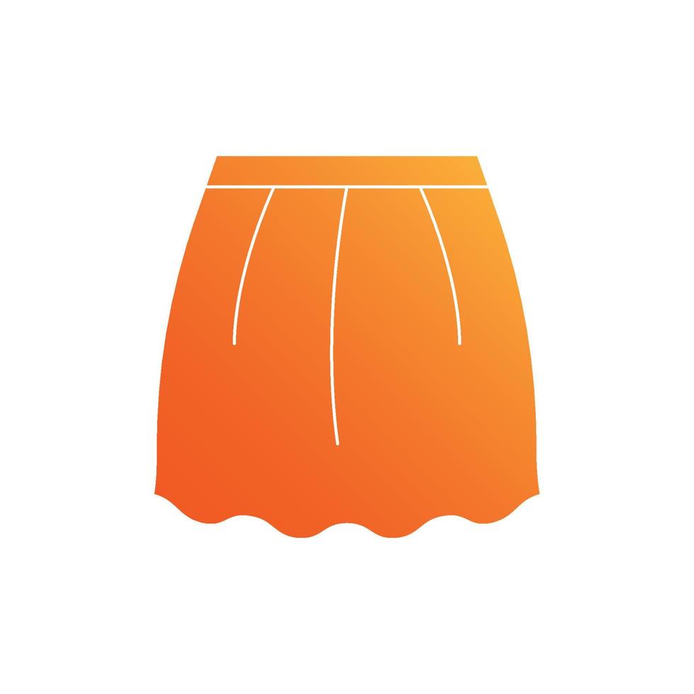 Skirt isolated icon design template vector