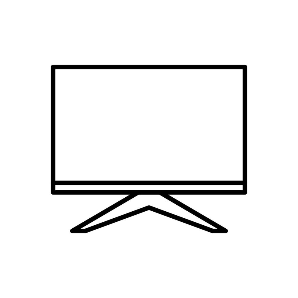 Monitor isolated icon design template vector