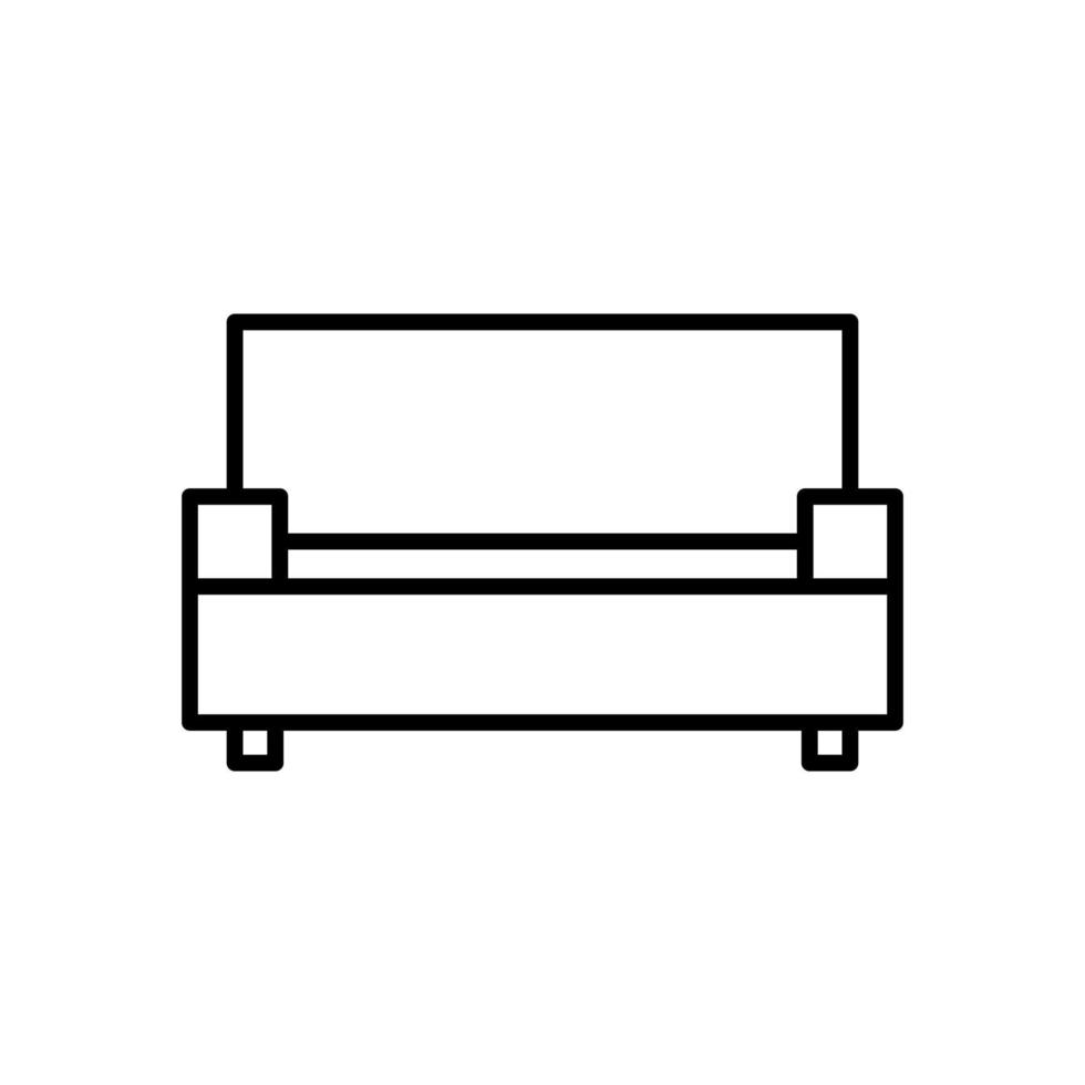Sofa isolated icon design template vector