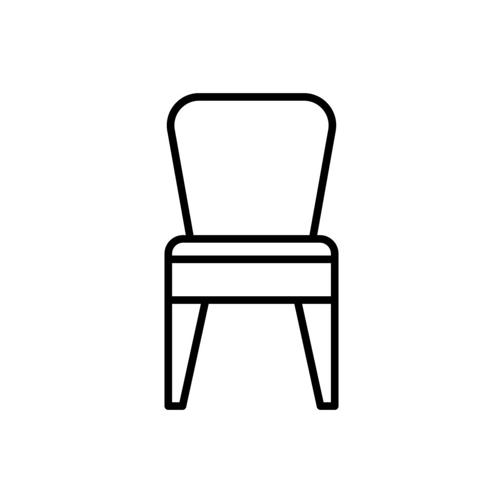 Chair isolated icon design template vector