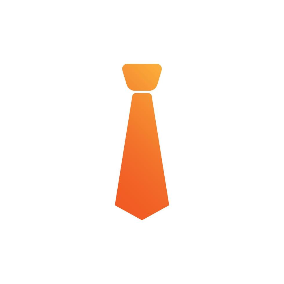 Necktie isolated icon design template vector