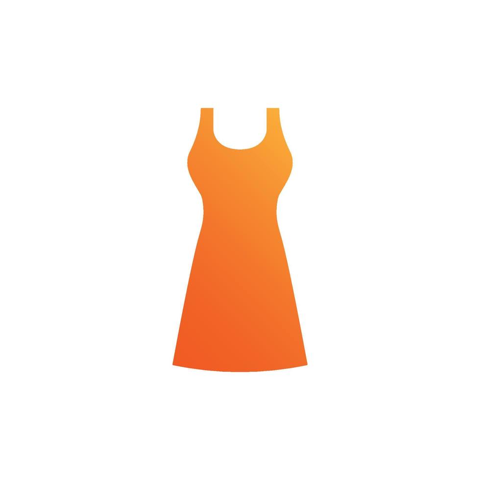 Dress isolated icon design template vector