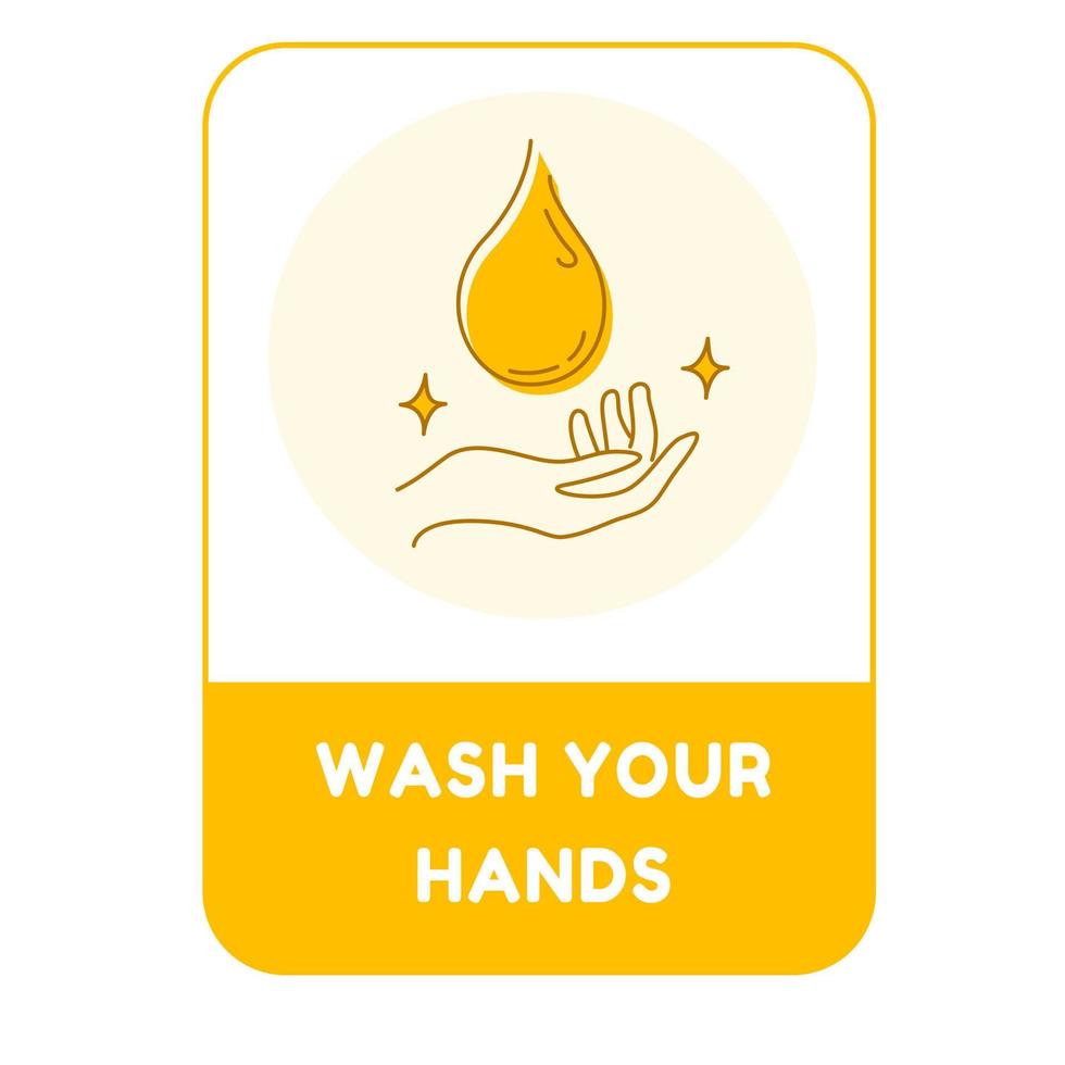 New normal lifestyle,after Covid-19 period,Icon set of new normal behaviors,wash your hand.icon set about corona virus prevention. vector