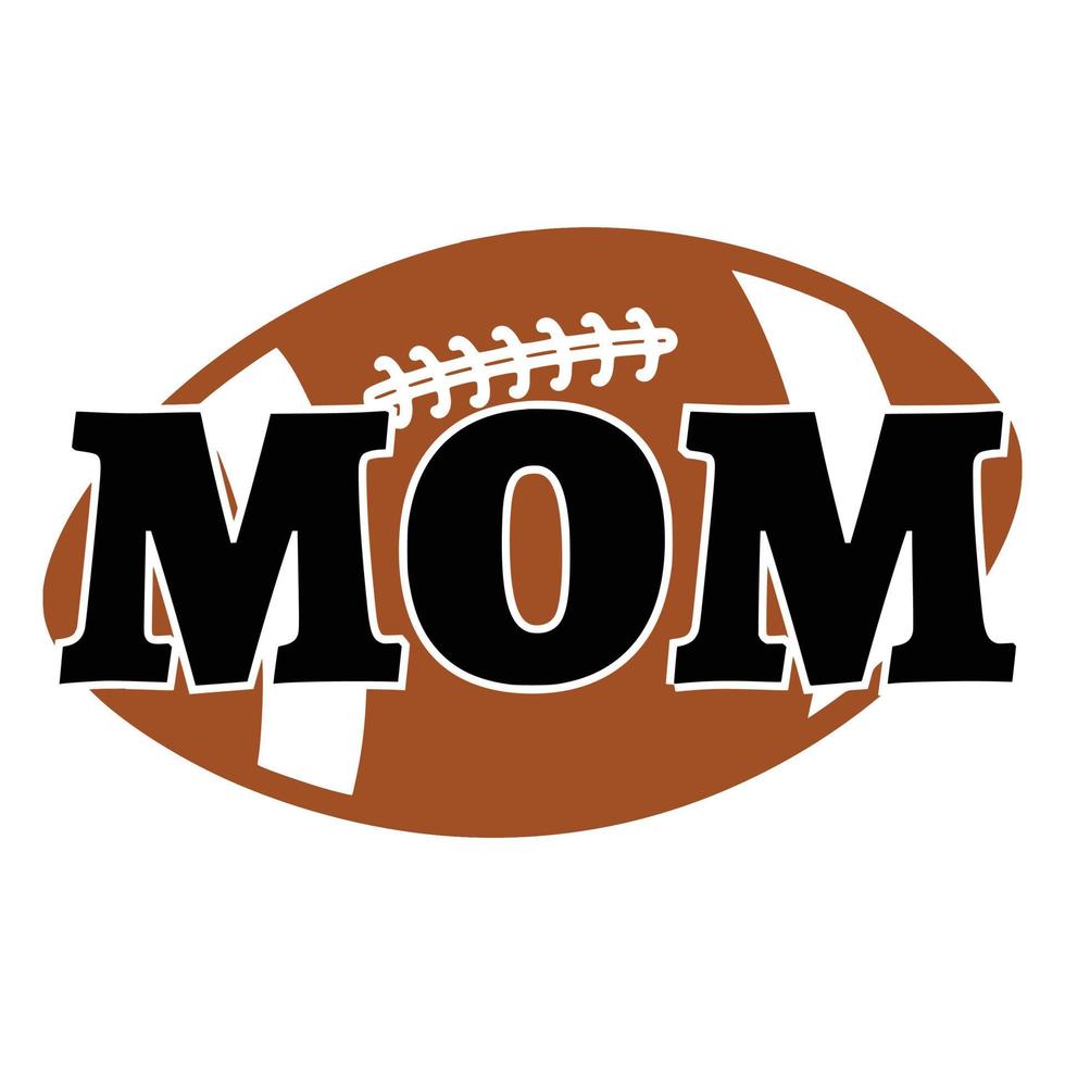 Mom, soccer, design element vector