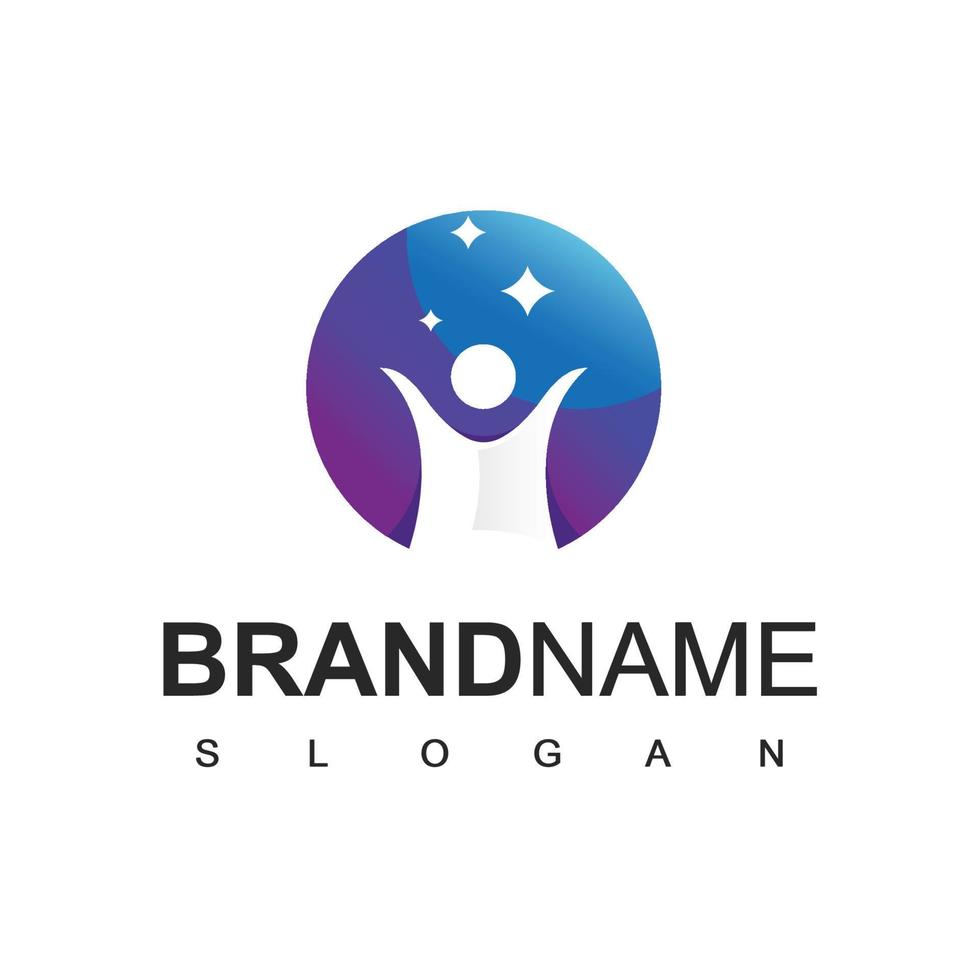 People Logo Design Vector