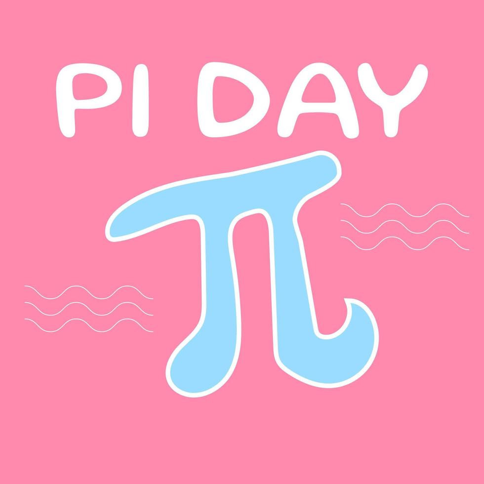 Pi Day Design v1 vector