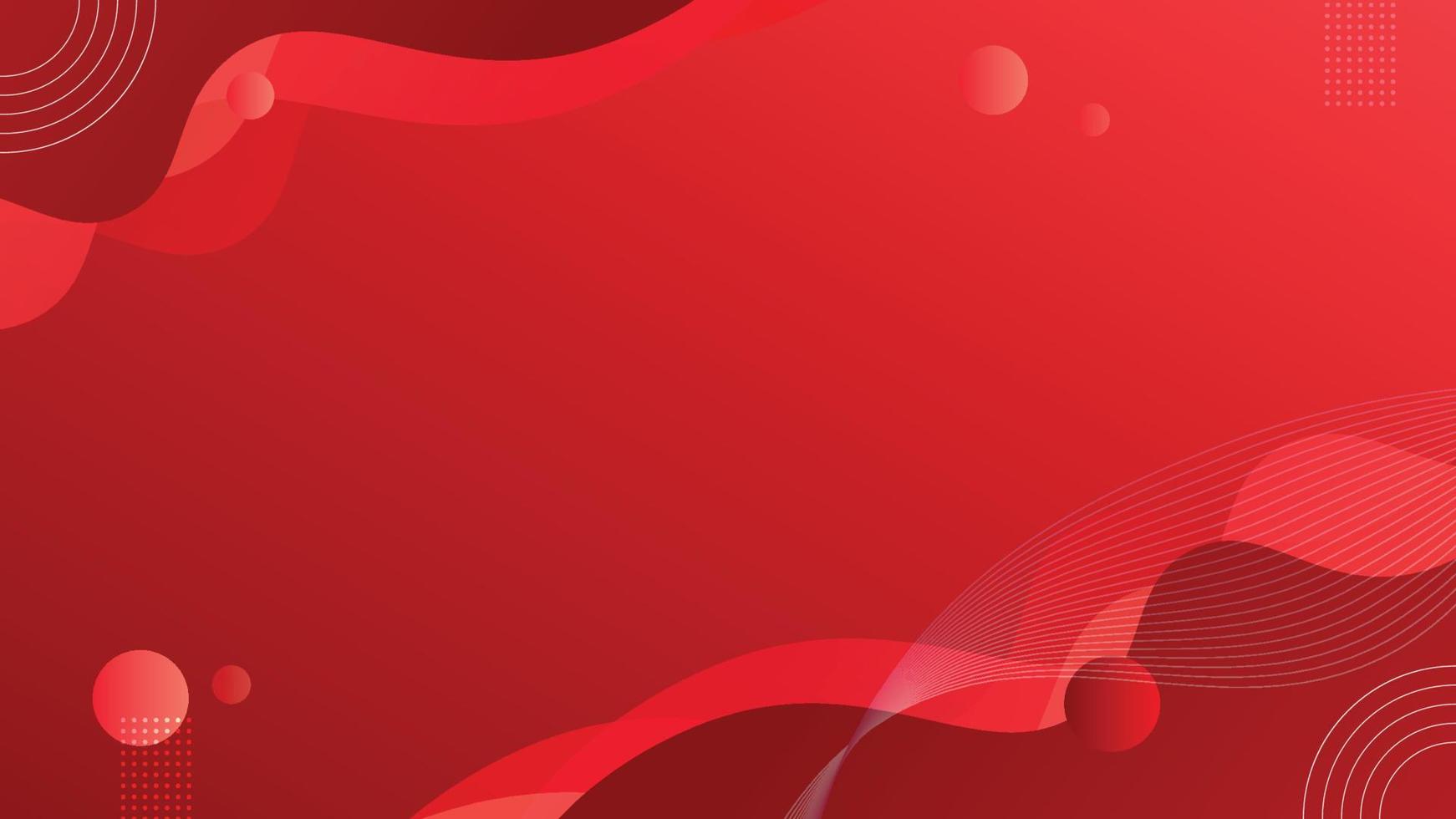 Wave Red Background vector