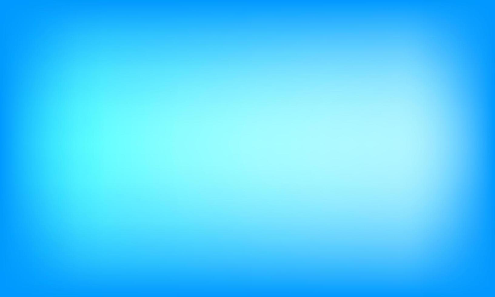 Blurred and soft blue gradient background vector