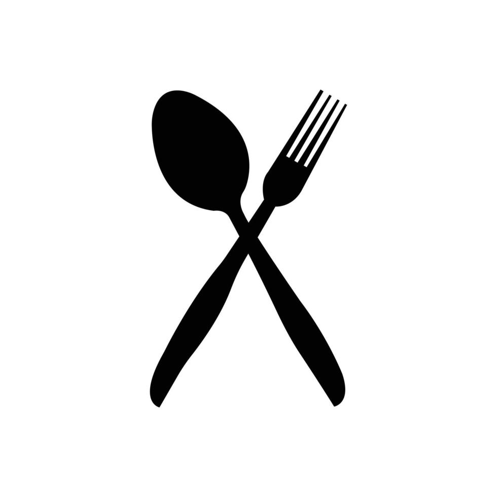 cutlery icon, eat icon vector